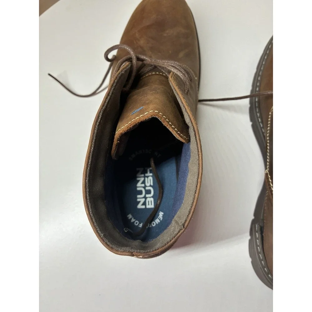 Nunn Bush Littleton chukka boots brown leather  12 M Work Casual Preppy